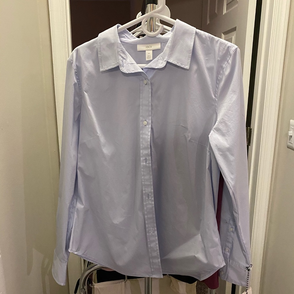 Blue Button Down Dress Shirt